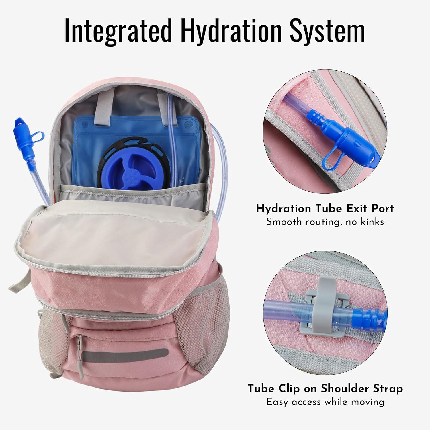 Zavothy 20L Multipurpose Hiking Backpack with 3L Water Bladder – Durable Hydration Backpack with Insulated Bladder Compartment, Hidden Helmet Holder & Rain Cover – for Hiking, Commuting, and Camping