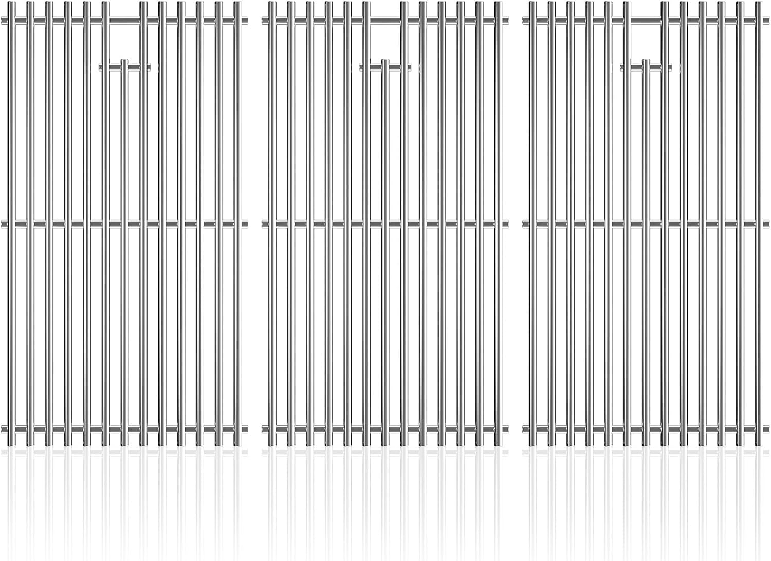 3pcs Stainless Steel Grill Grates for Charbroil, 17'' x 28.5''