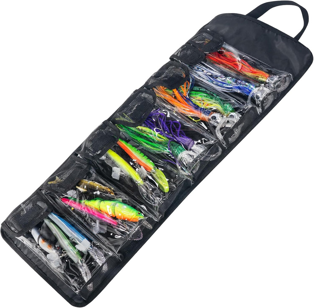 THKFISH Large Trolling Lure Bag for Saltwater, Offshore Trolling Rig Bag