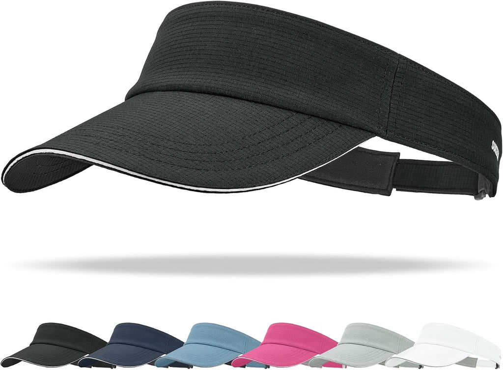 Sukeen Women's Adjustable Fit Runners Lightweight Comfort Performance Visor, Sports Sun Visor One Size Fits Most