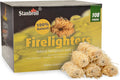 Stanbroil 108 pcs Natural Charcoal Fire Starters Super Fast Lighting