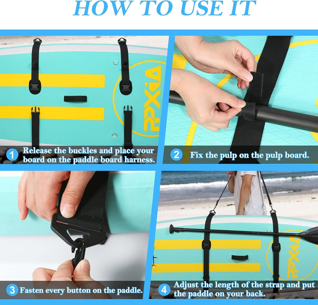 Paddle Board Carry Strap, SUP Kayak Shoulder Straps Paddle Board Accessories for Women and Men