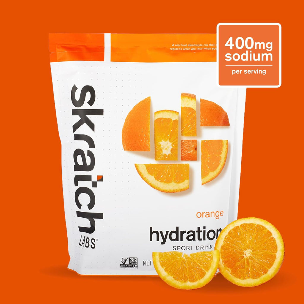Skratch Labs Hydration Sports Drink Mix, Orange, 60 Servings