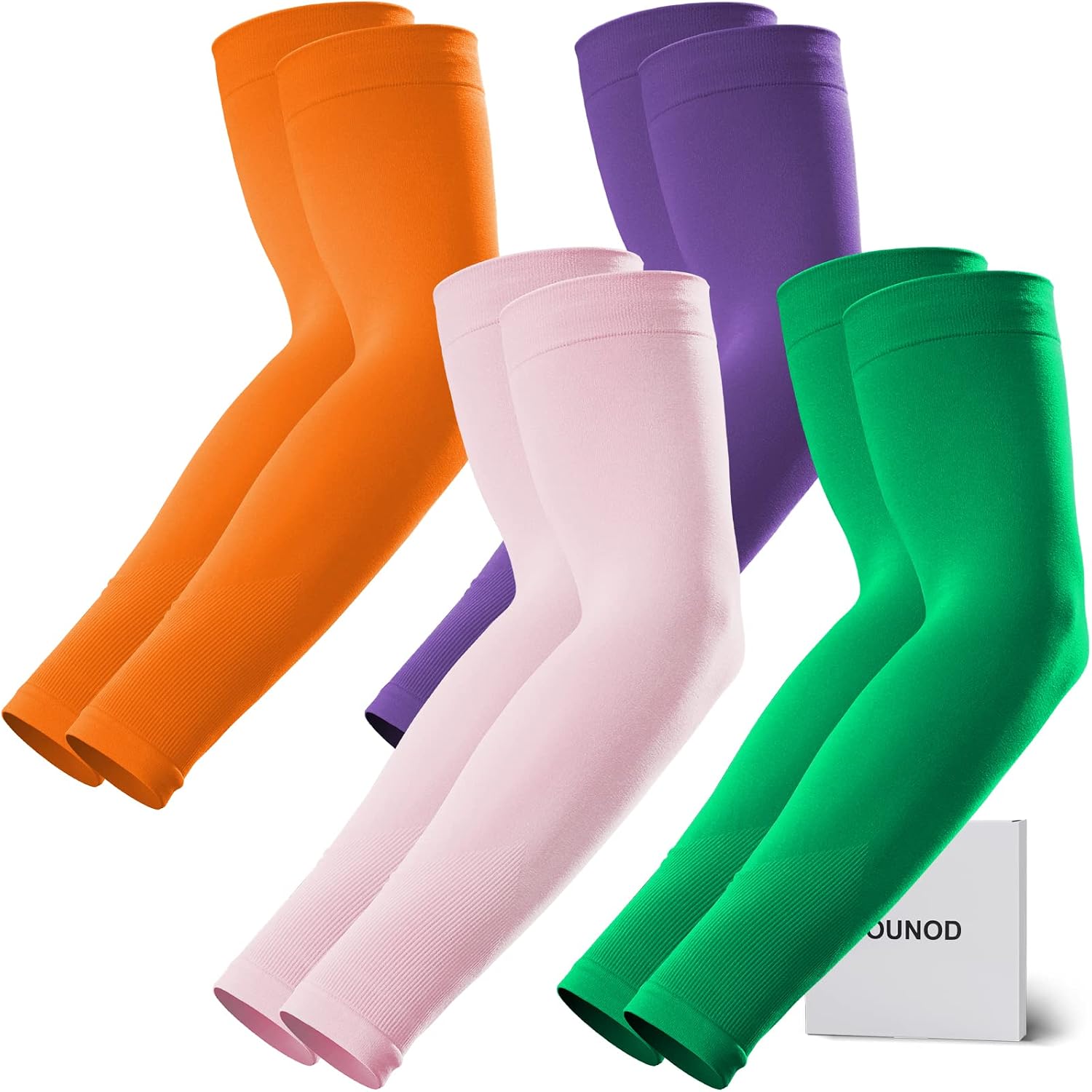 GOUNOD Arm Sleeves for Men Women, UPF 50+ Cooling Sun Protection Sleeves