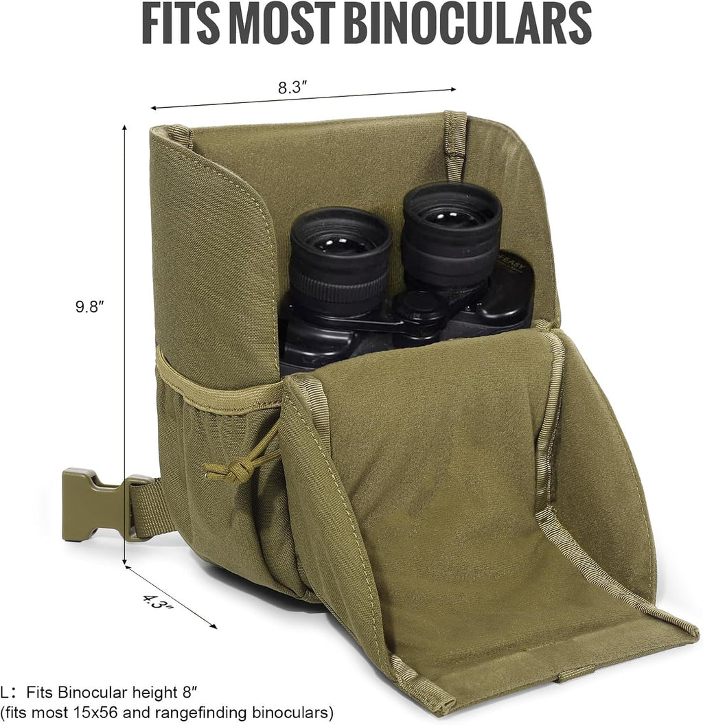 VISMIX Binocular Harness with Rain Cover for Hunting Hiking Shooting