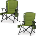 TIMBER RIDGE Oversized Folding Camping Chair High Back 500lbs