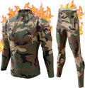 Mens Thermal Underwear Long Johns Set Cold Weather Hunting Base Layer