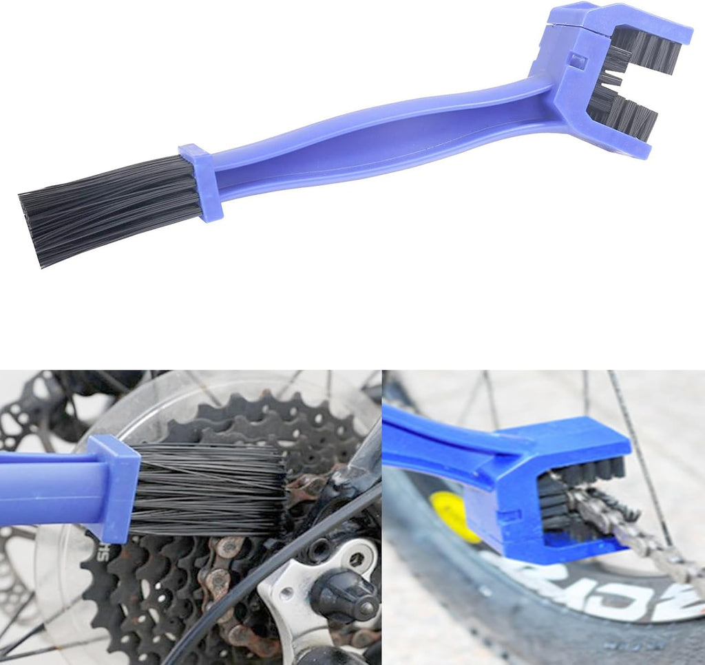 Bike Chain Repair & Maintenance Tools Kits:Bike Link Plier + Chain Breaker Splitter Tool+Chain Checker+3 Pairs Bicycle Missing Links+Chaingang Cleaning Brush,for Repair & Cleaning Maintenance Solution