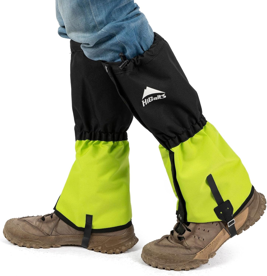 Waterproof Hiking Gaiters, Outdoor Snow Boot Gaiters