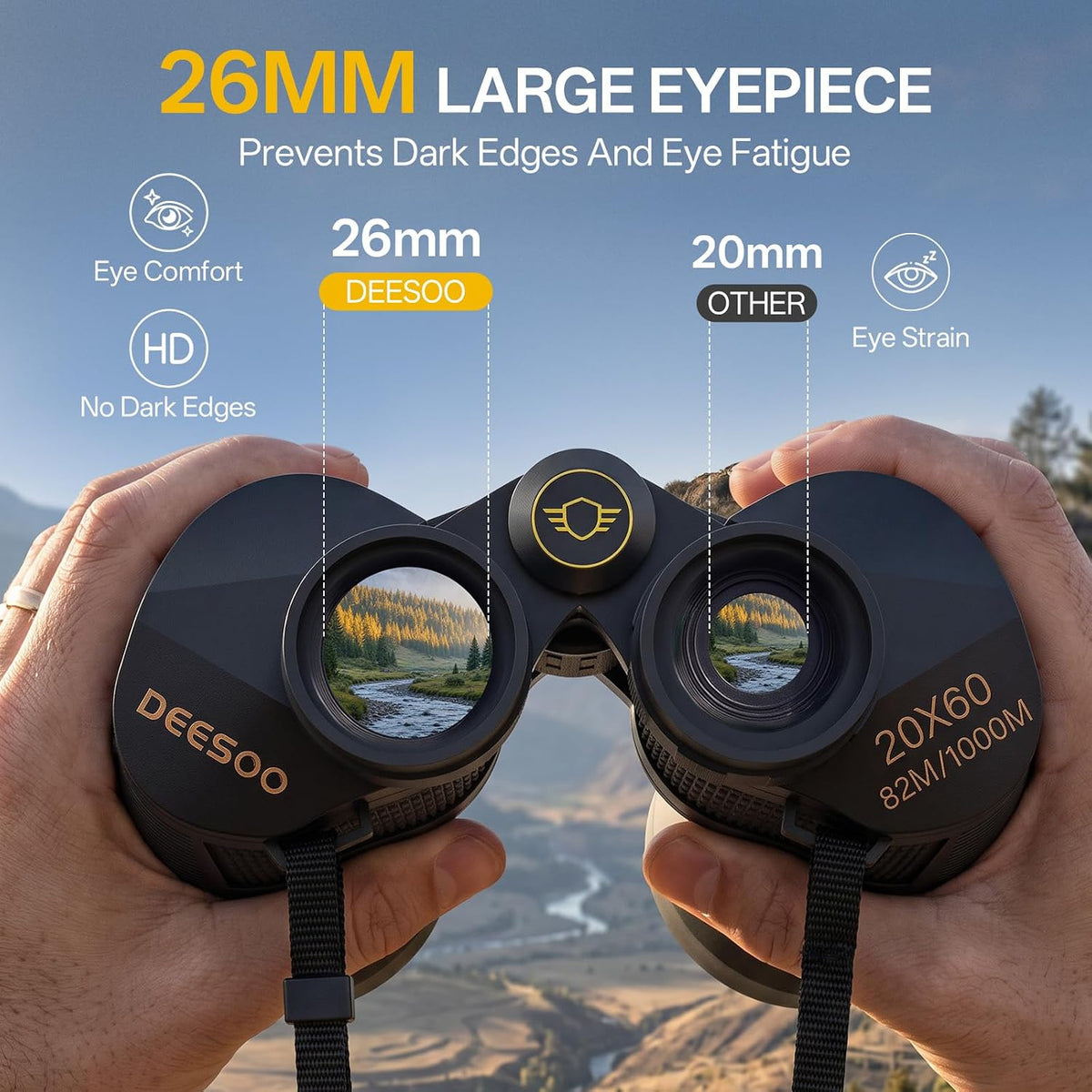 20x60 Binoculars for Adults High Powered Bird Watching Cruise Ship