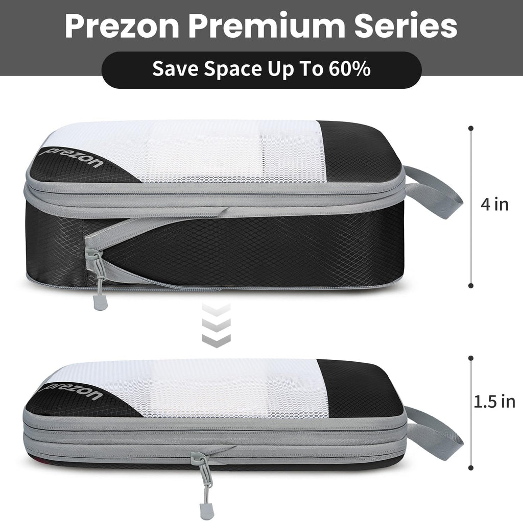 Compression Packing Cubes for Travel, Lightweight Vacation Travel Essentials, Travel Accessories for Suitcase Organizer Bags Set, Durable Luggage Organizer