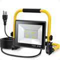 LED Work Light 10000 Lumens, Portable Work Light with Stand, 72 LED COB 6500K, IP66 Waterproof Outdoor Lights, 360° Adjustable Mechanic Light for Garage, Construction, Camping, Shop Lights for Garage