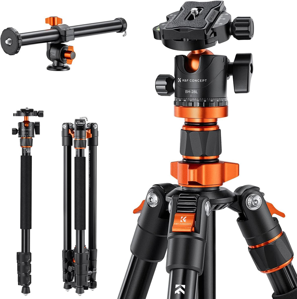 K&F CONCEPT 78" Aluminum Camera Tripod