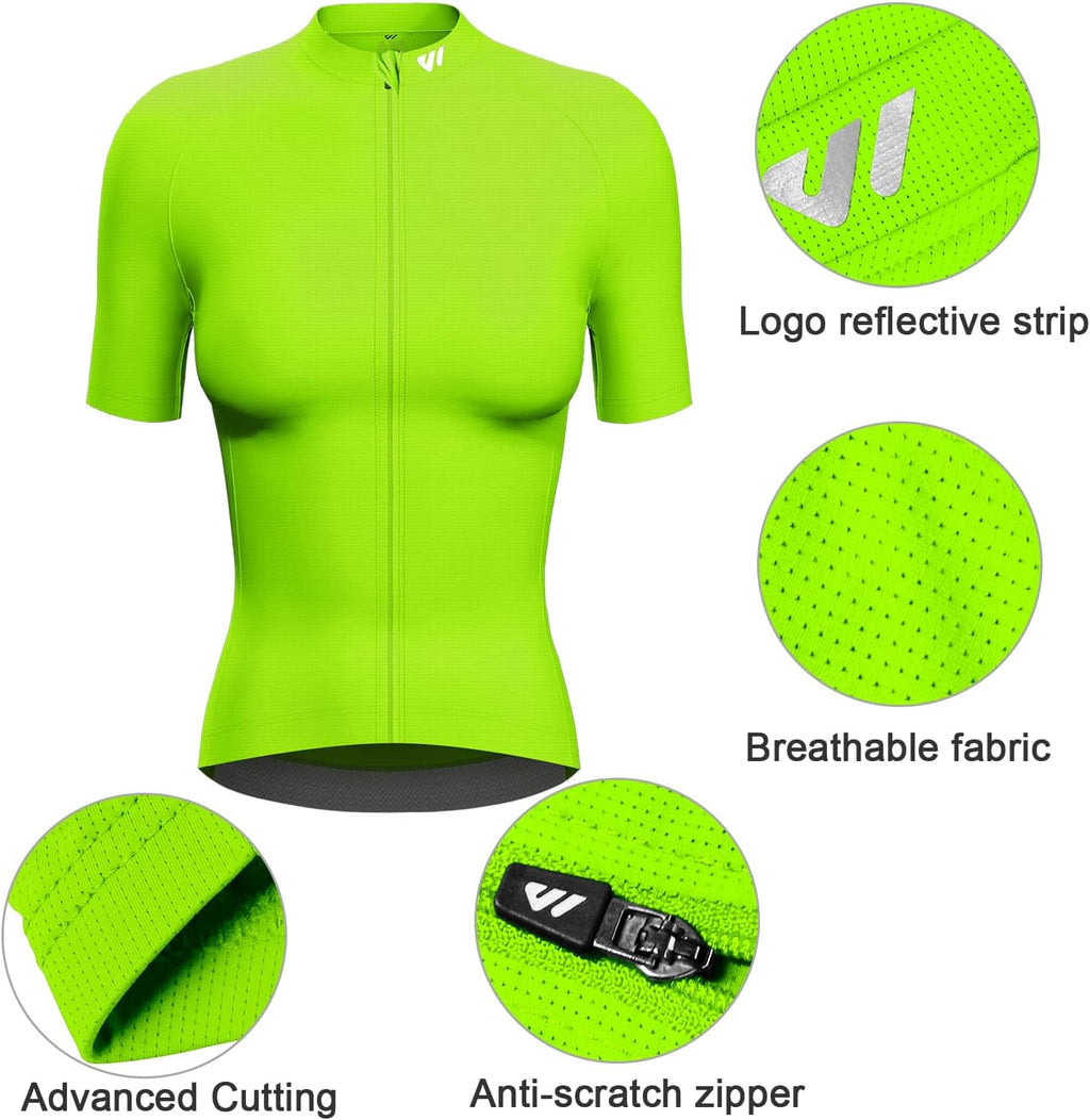 Wulibike Cycling Jersey Women Long Sleeve,Bike Shirts for Women Biking Tops Breathable Cycle Jerseys with 4 Pockets