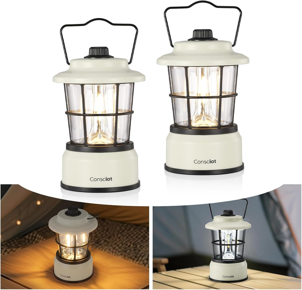 Consciot CL1 Mini Dual Light Sources LED Lantern, Battery Powered Lamp