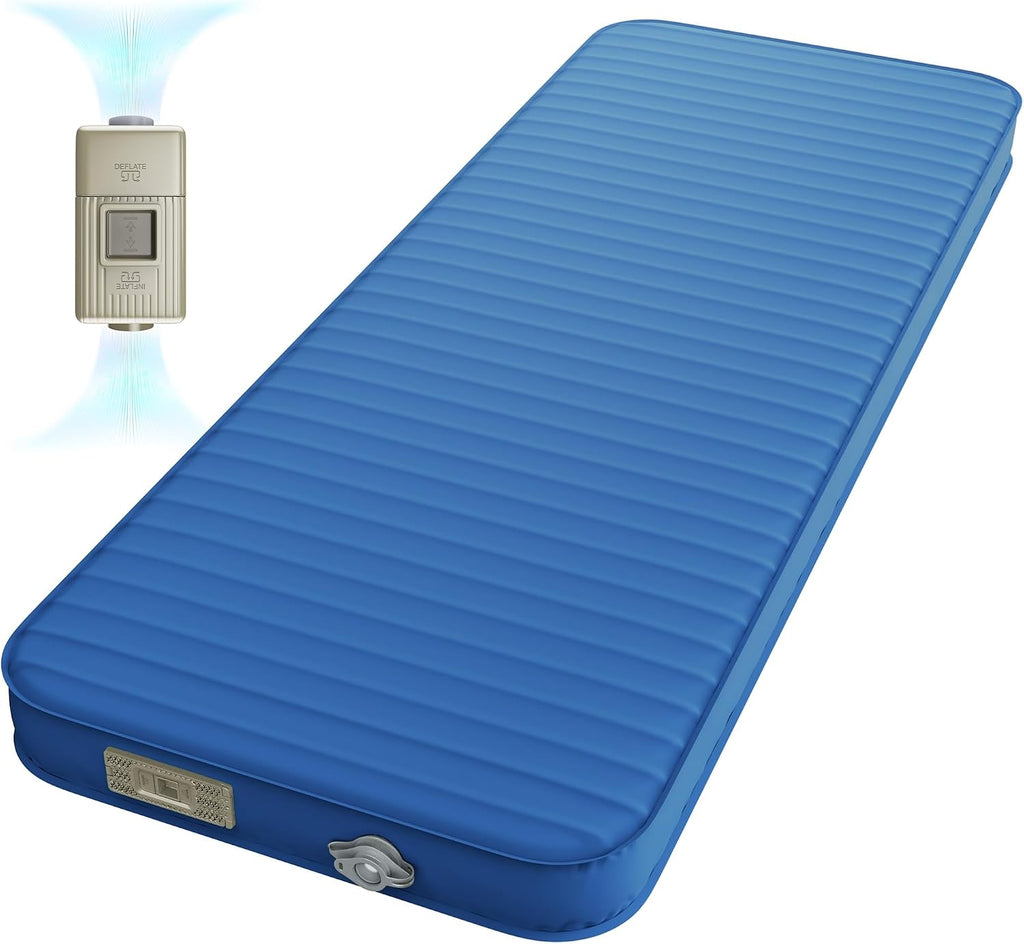Sleeping Pad for Camping, Self Inflating 4" Memory Foam Mat