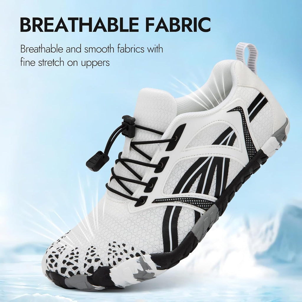 ATHMILE Barefoot Water Shoes Women Men Wide Non Slip Aqua Beach River Pool