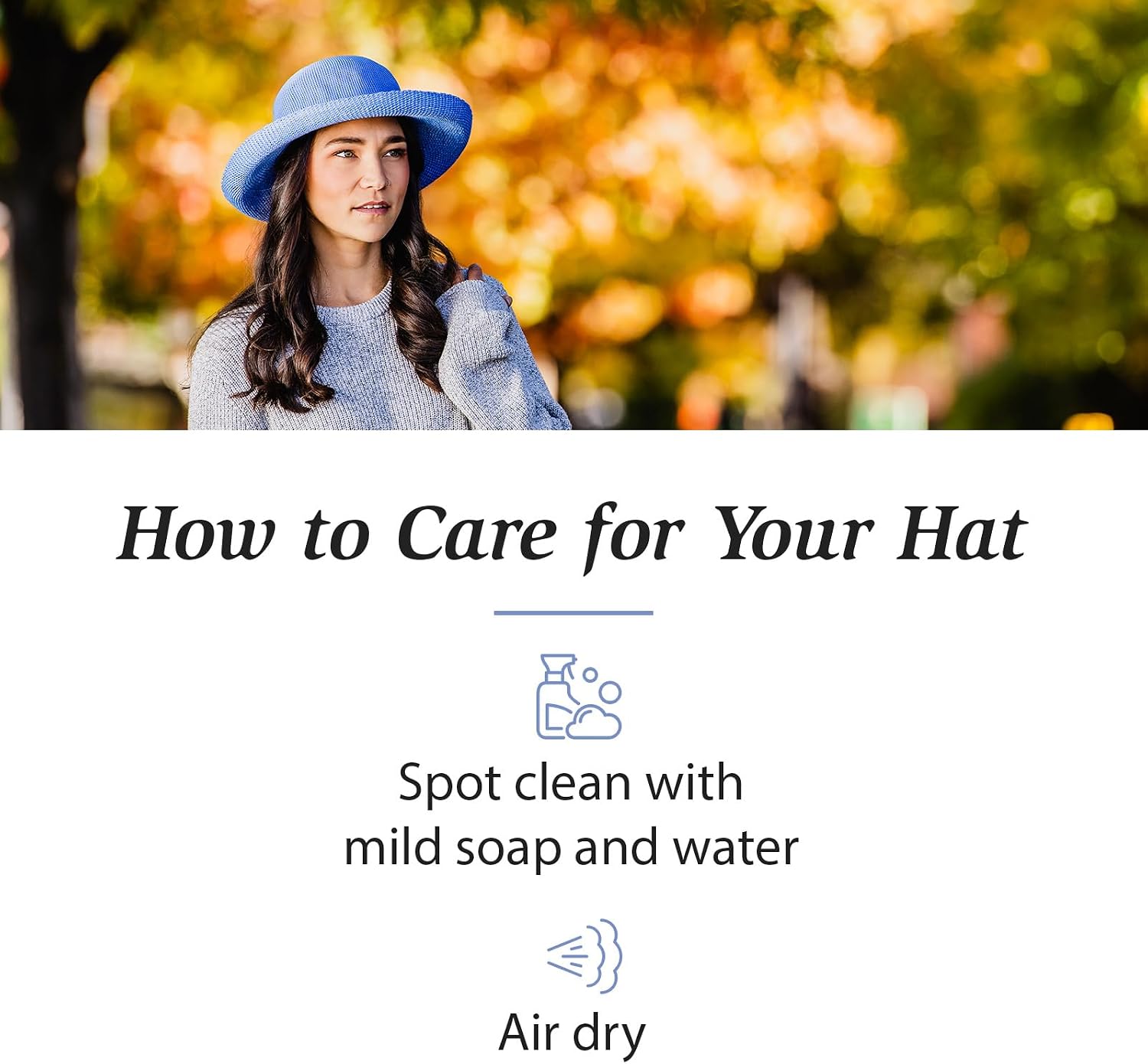 Wallaroo Women's Victoria Sun Hat | Packable Design, Adjustable Sizing, Sophisticated Style