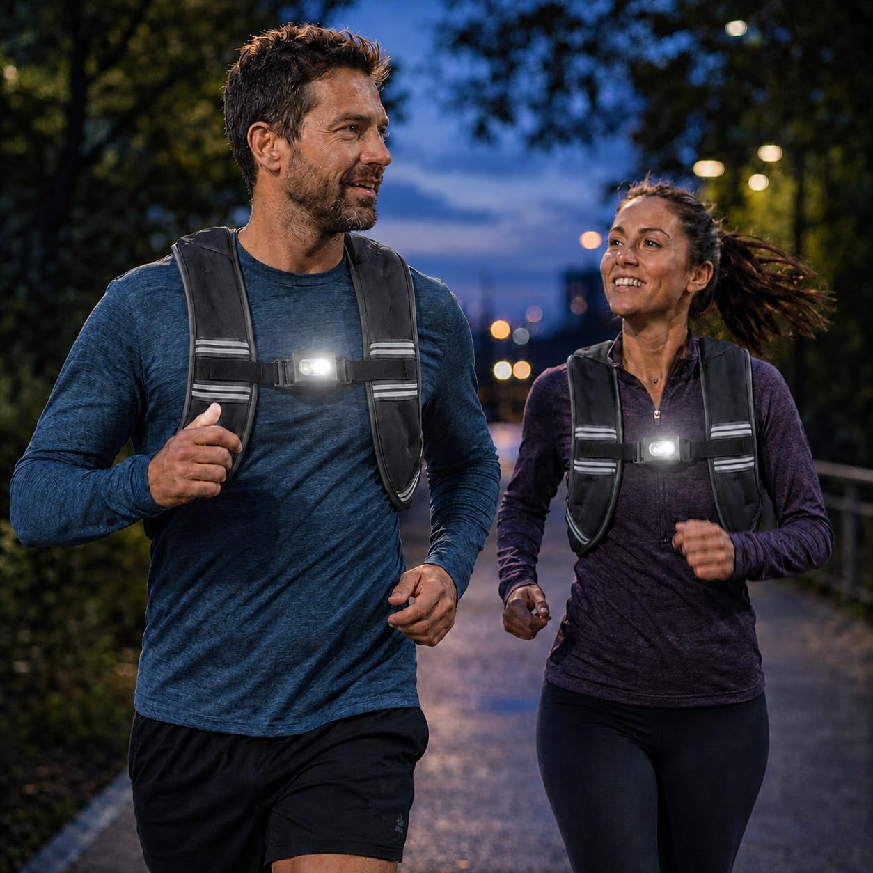 AVANTO TRI-O Clip-On Safety Light, Rechargeable USB-C 3-Beam XPG + COB + LED, Magnetic Mount, Ultra-Bright 500 Lumens for Running, Walking, Cycling & Outdoor Visibility