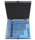 Accusize Industrial Tools Dowel Pin Reamer Size: 0.1230" Thru 0.4995", HSS M2 Premium Chucking Reamer Set, Right Hand Cut, 14 pcs Set, 5528-ST00