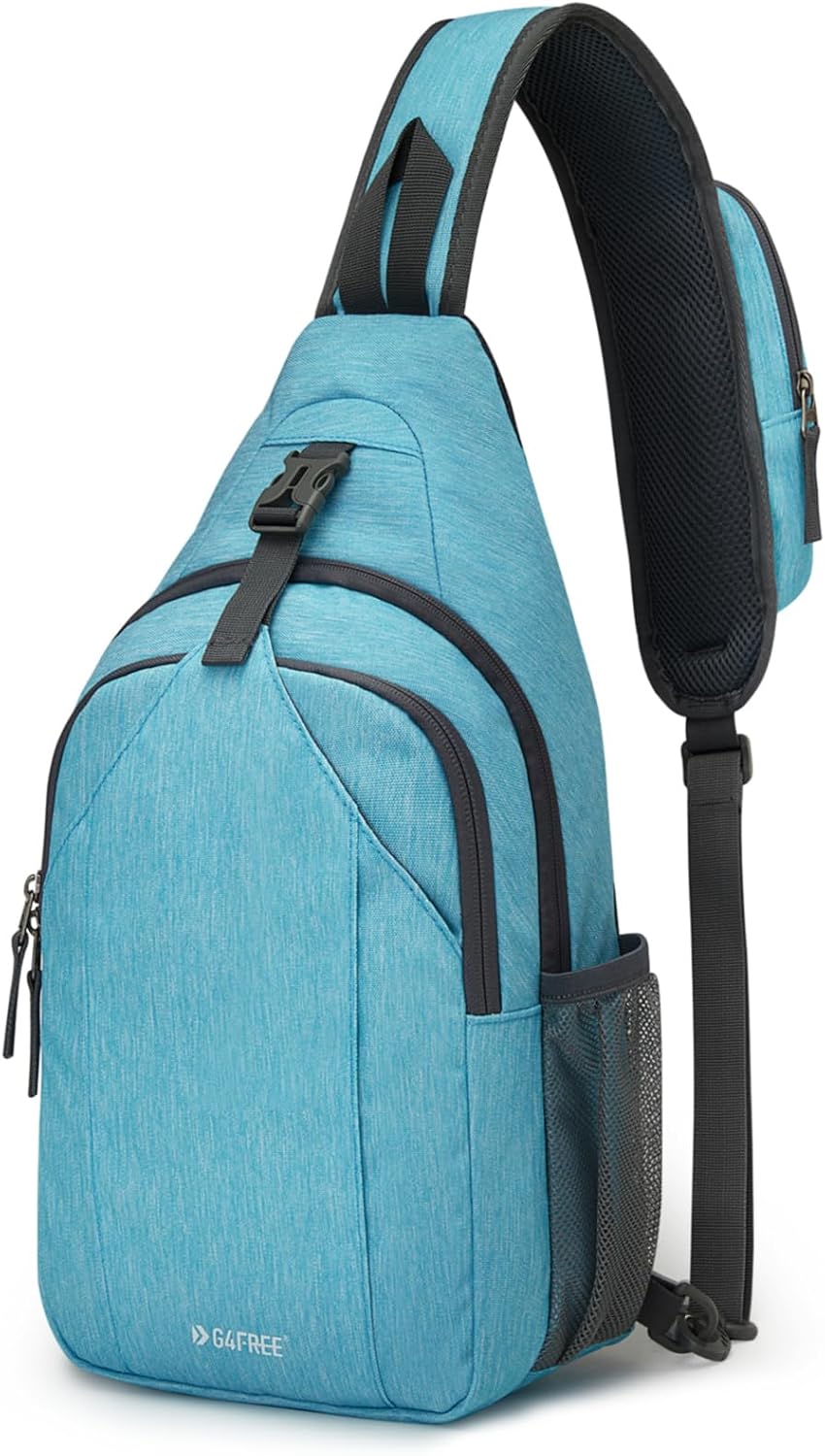 G4Free Sling Bag for Men Women, RFID Blocking Crossbody Bag, Daily, Travel