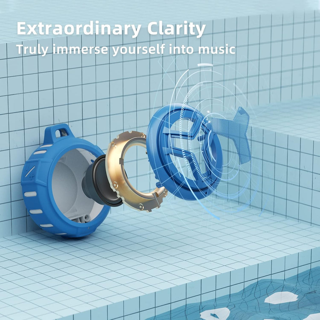 EBODA Shower Bluetooth Waterproof Speaker Portable Gifts for Teen Boy Kayak