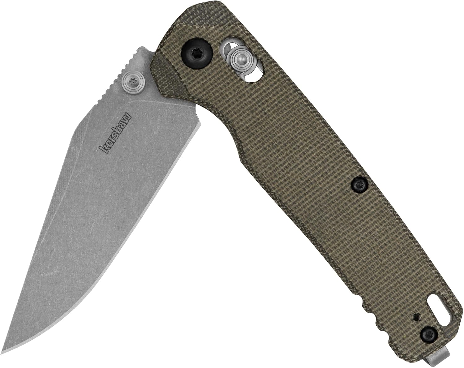 Kershaw Bel Air Pocket Knife, Made in The USA, 3.1 inch CPM MagnaCut Steel Blade, EDC Design, Duralock Locking Mechanism, Manual Folder, Pocketclip