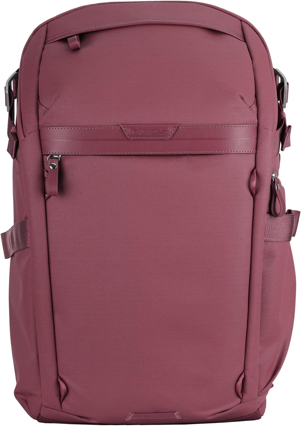 VANGUARD VEO Metro B25L Camera & Everyday Backpack (Magenta) – Fits 70–200mm Attached, 16" Laptop Storage, Convertible Daypack Design, Carry-On Ready