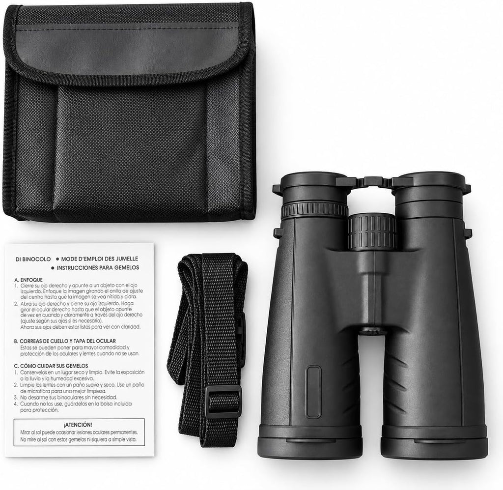 VULNESS 15x52 Binoculars for Adults, High Powered Large View Bird Watching