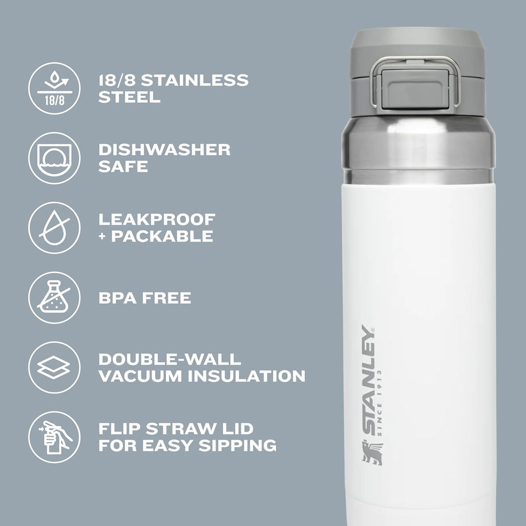 STANLEY Quick Flip GO Bottle, 24 oz, Black 2.0
