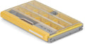 Plano EDGE 3600 Terminal Tackle Storage, Gray and Yellow, Includes 10 Hook Retainers, Rustrictor Rust-Resistant Technology, Waterproof Premium Fishing Utility Box