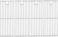 16517 Grill Grates for Bull BBQ 4 Burner Grill