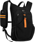 15L Small Hiking Backpack, Lightweight Packable Foldable Casual Backpack for Women Men (Black)