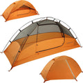 Clostnature 1/2/3/4 Person Lightweight Backpacking Tent, Easy Setup Tent