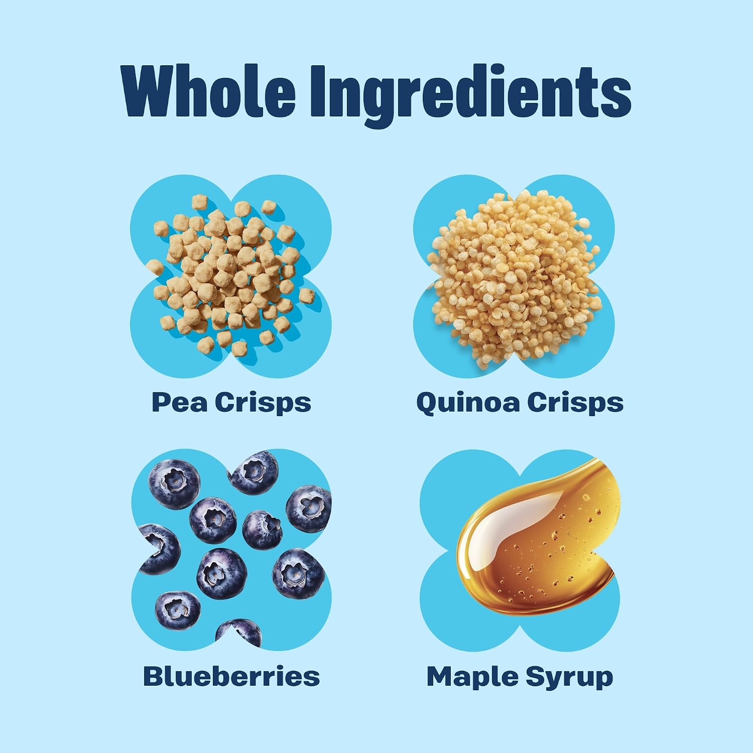 Mezcla Maple Blueberry Puff Crispy Vegan Bars, 11g Protein, 12 Bars