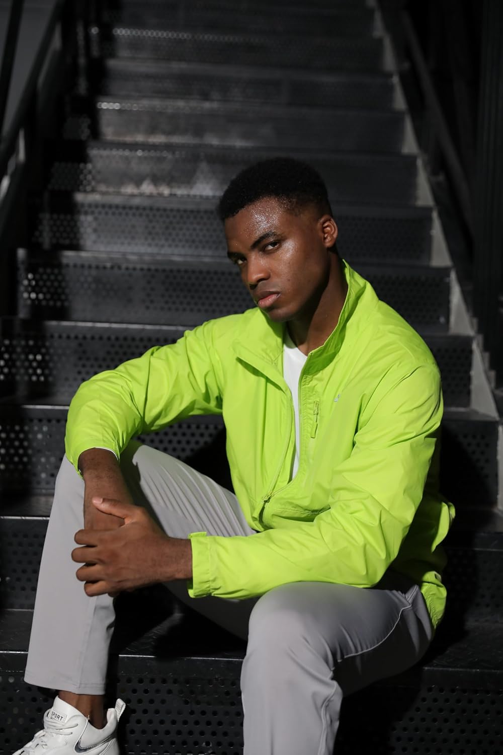 TRAILSIDE SUPPLY CO. Mens Windbreaker Jackets Lightweight Packable Jacket