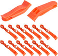 12/24/36/60 Pack Emergency Whistles Safety with Lanyard 120db Loud Survival Rescue Signaling for Kayak Life Vest Jacket Boating Fishing Boat Camping Hiking Hunting Lifeguard Outdoor