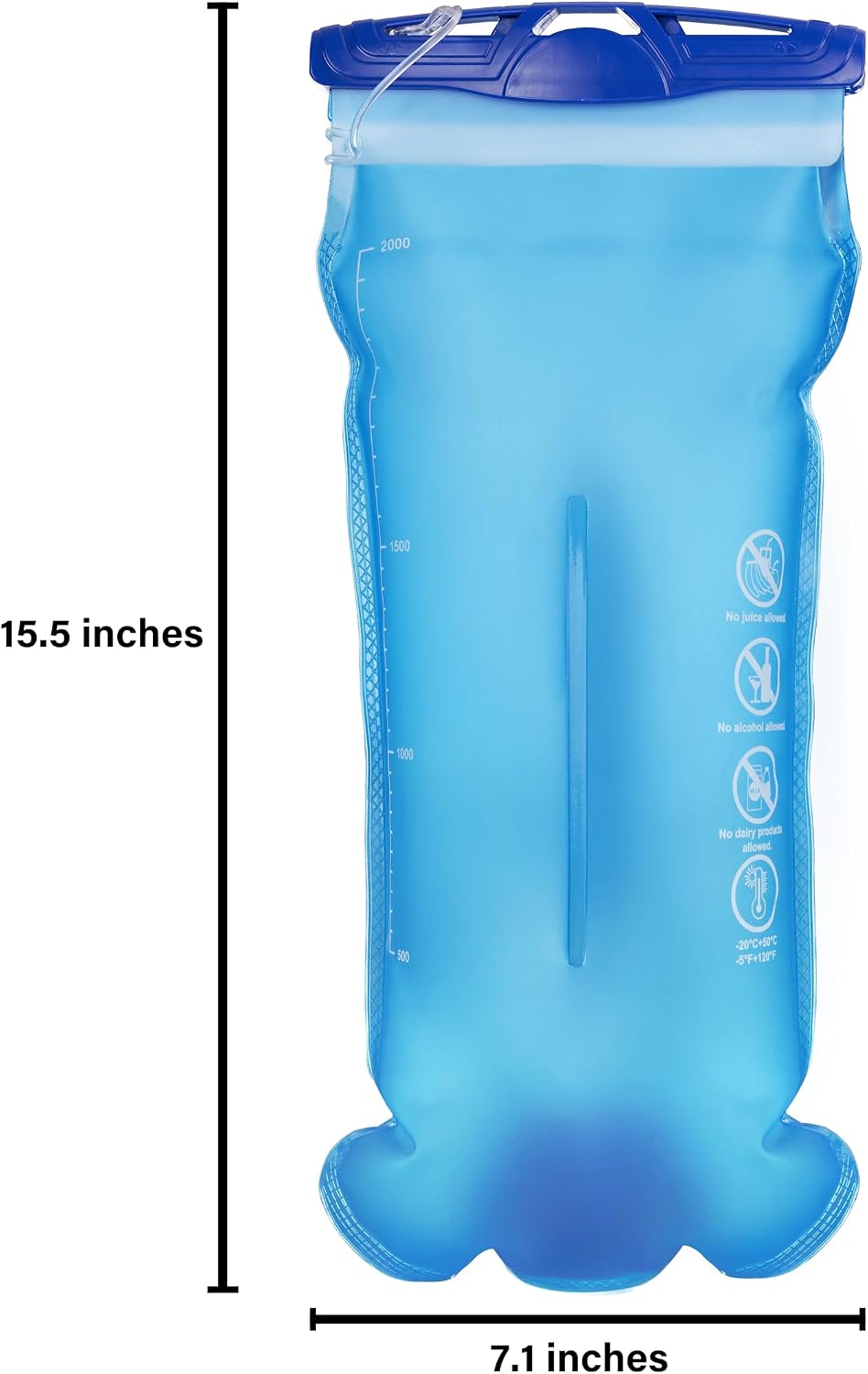 N NEVO RHINO Hydration Bladder 2L-3L with Bladder Insulator