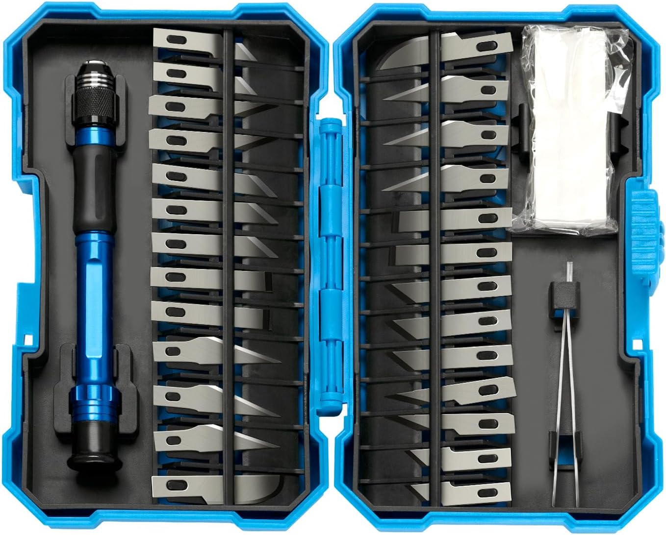 Precision Craft, Hobby, and Exacto Knife Set for Artistic, Scrapbooking, Stencil, Architectural Modeling, Woodworking, and Leatherworking projects - Perfect for Precision Cutting (29pcs)