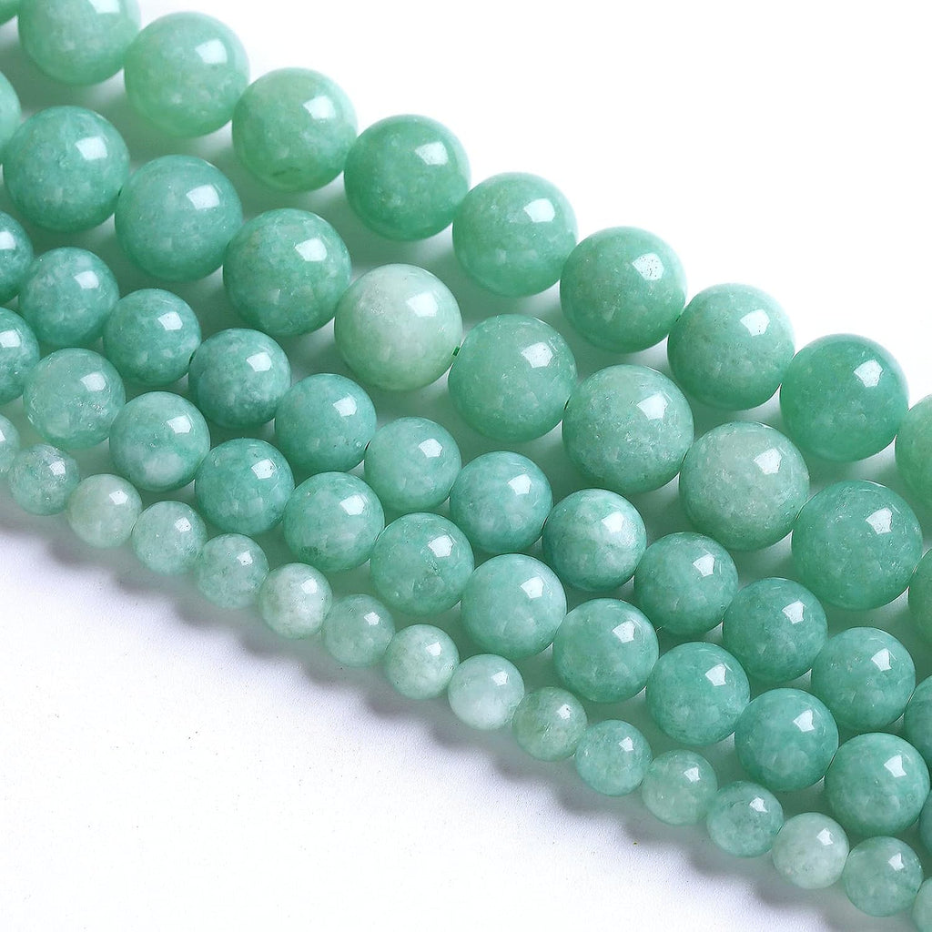 10mm 36pcs Natural Stone Burmese Jade Beads for Jewelry Making DIY Bracelet Crystal