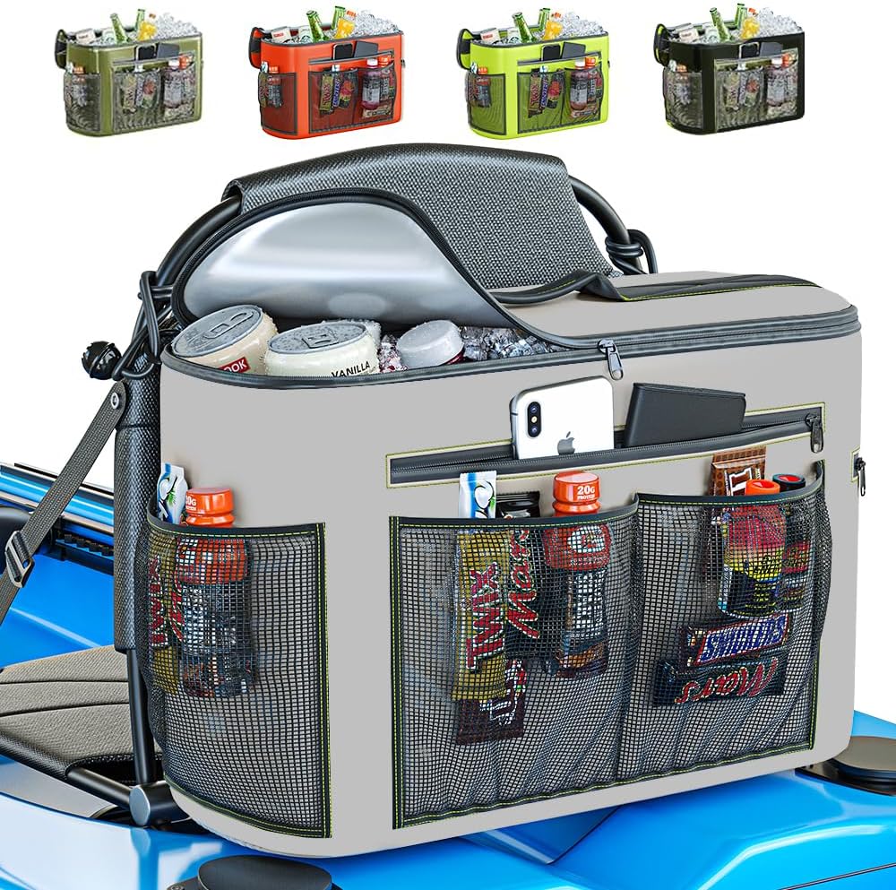 Kayak Cooler Behind Seat, Waterproof Cooler for Kayaking
