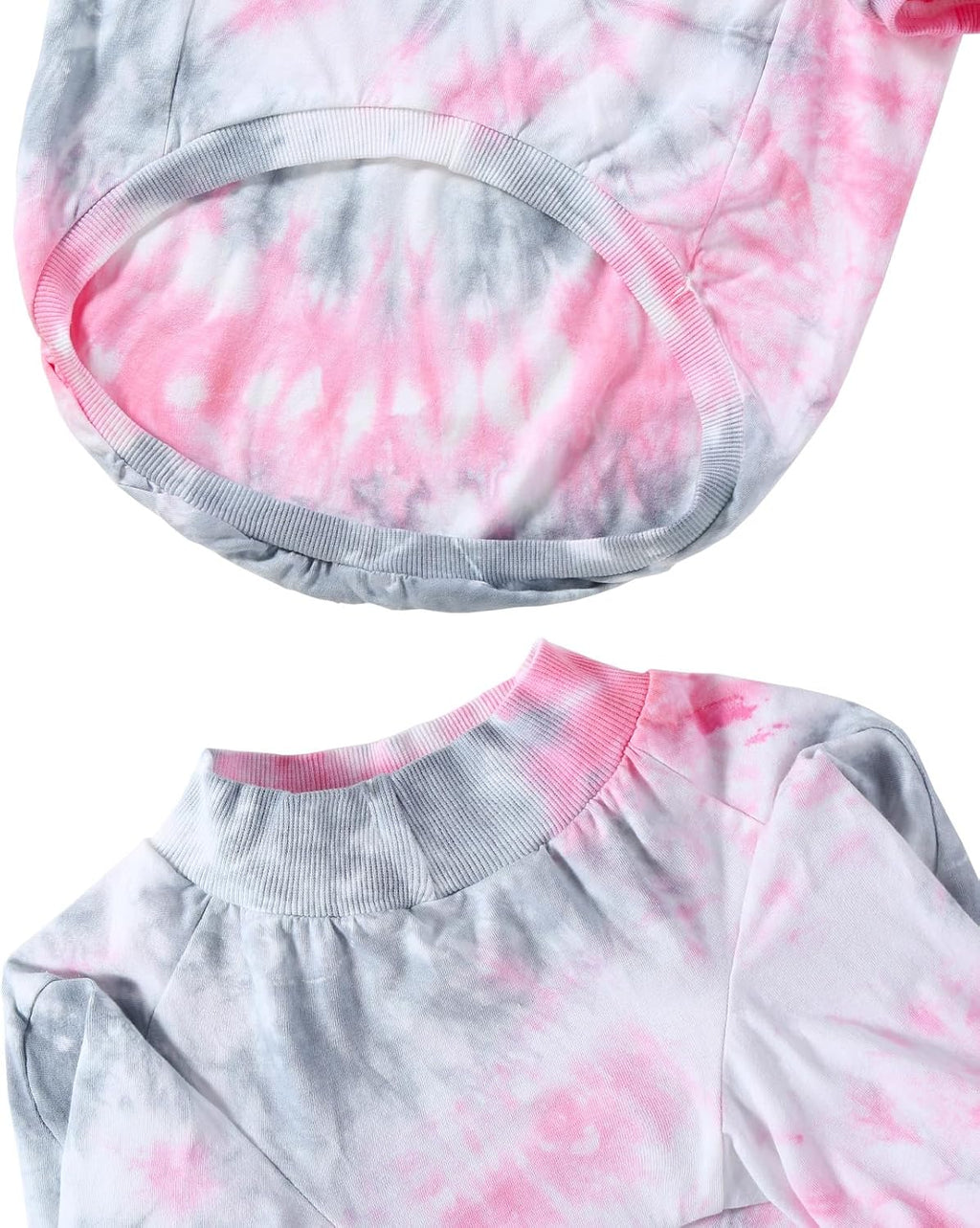 Dog Cotton Pink Tie Dye T-Shirts Soft and Stretchy Breathable Pet Shirt Pajamas Pets Clothes for Large Dogs,3XL Pink Tiedye