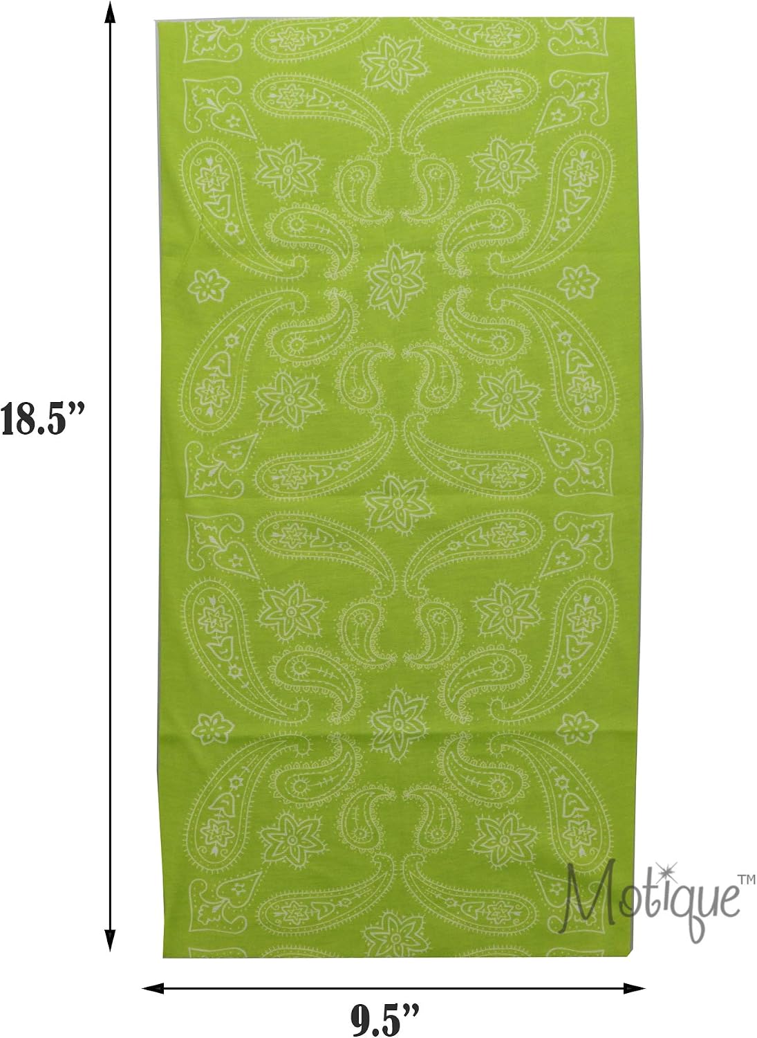 Set of 3 Paisley Bandana Neck Gaiter Tube Headwear Motorcycle Face Scarf