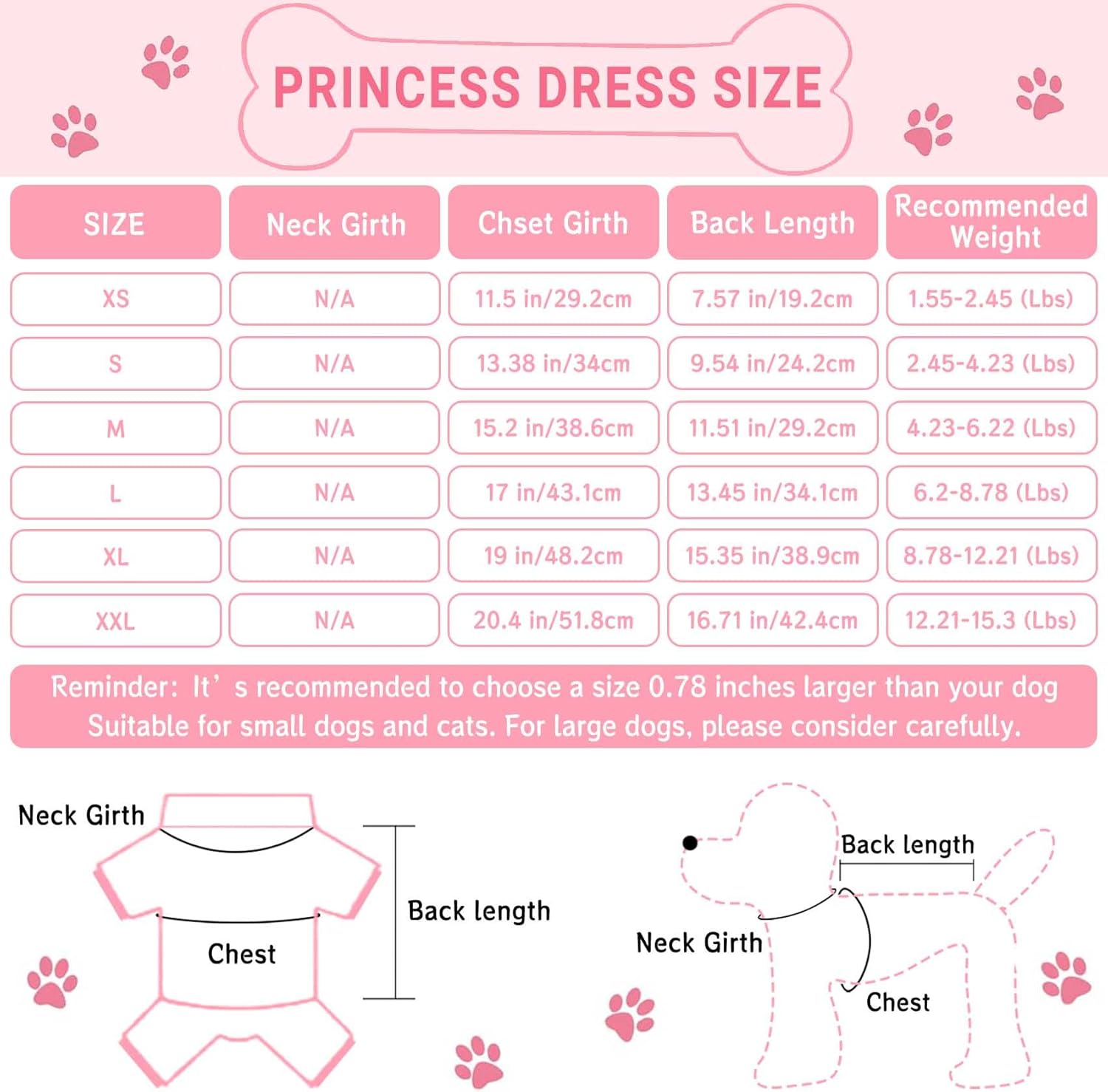 Dog Dresses, Fashion Pet Dog Clothes, Striped Mesh Puppy Dogs Princess Dresses (Purple/Pink(4pack), Medium)