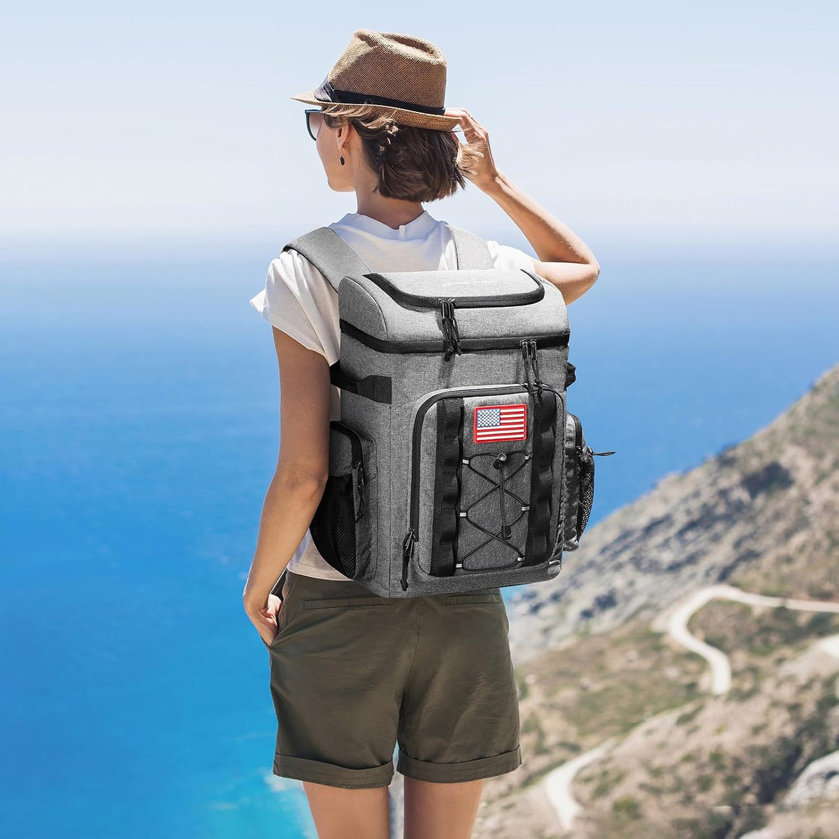 Maelstrom 35/50 Can Insulated Backpack Cooler, Leakproof Soft Lunch Ice Bag