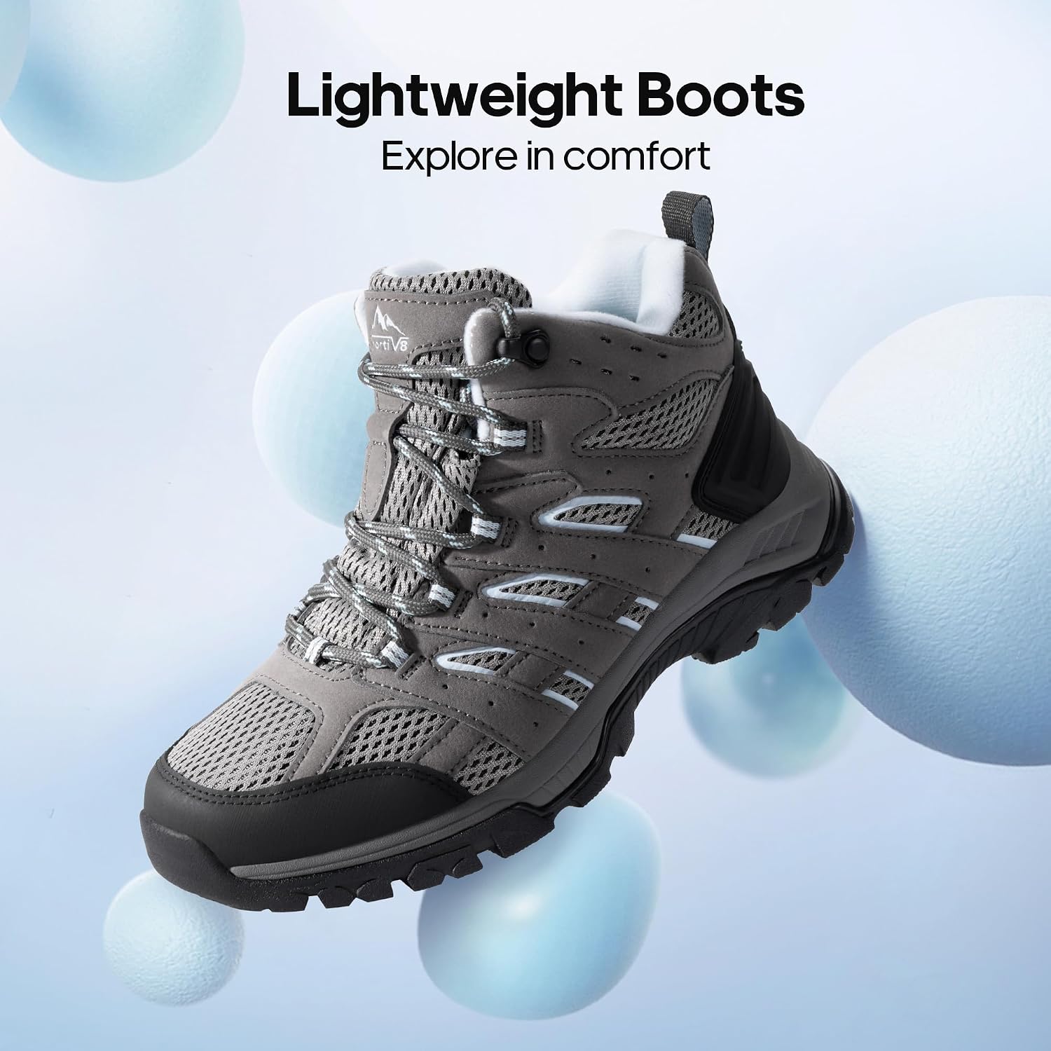 NORTIV 8 Women's Lightweight Ankle Hiking Boots Backpacking