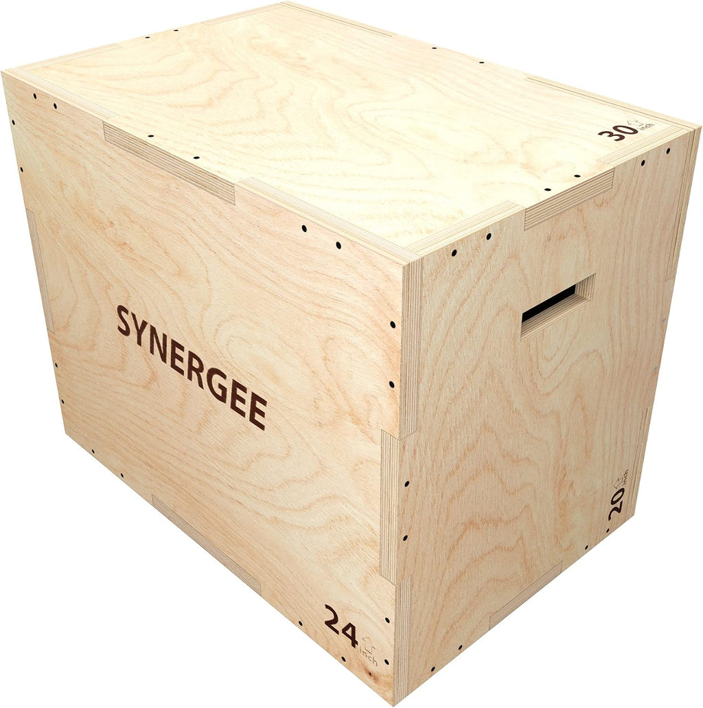 Synergee 3 in 1 Wood Plyo Box – Multiple Sizes