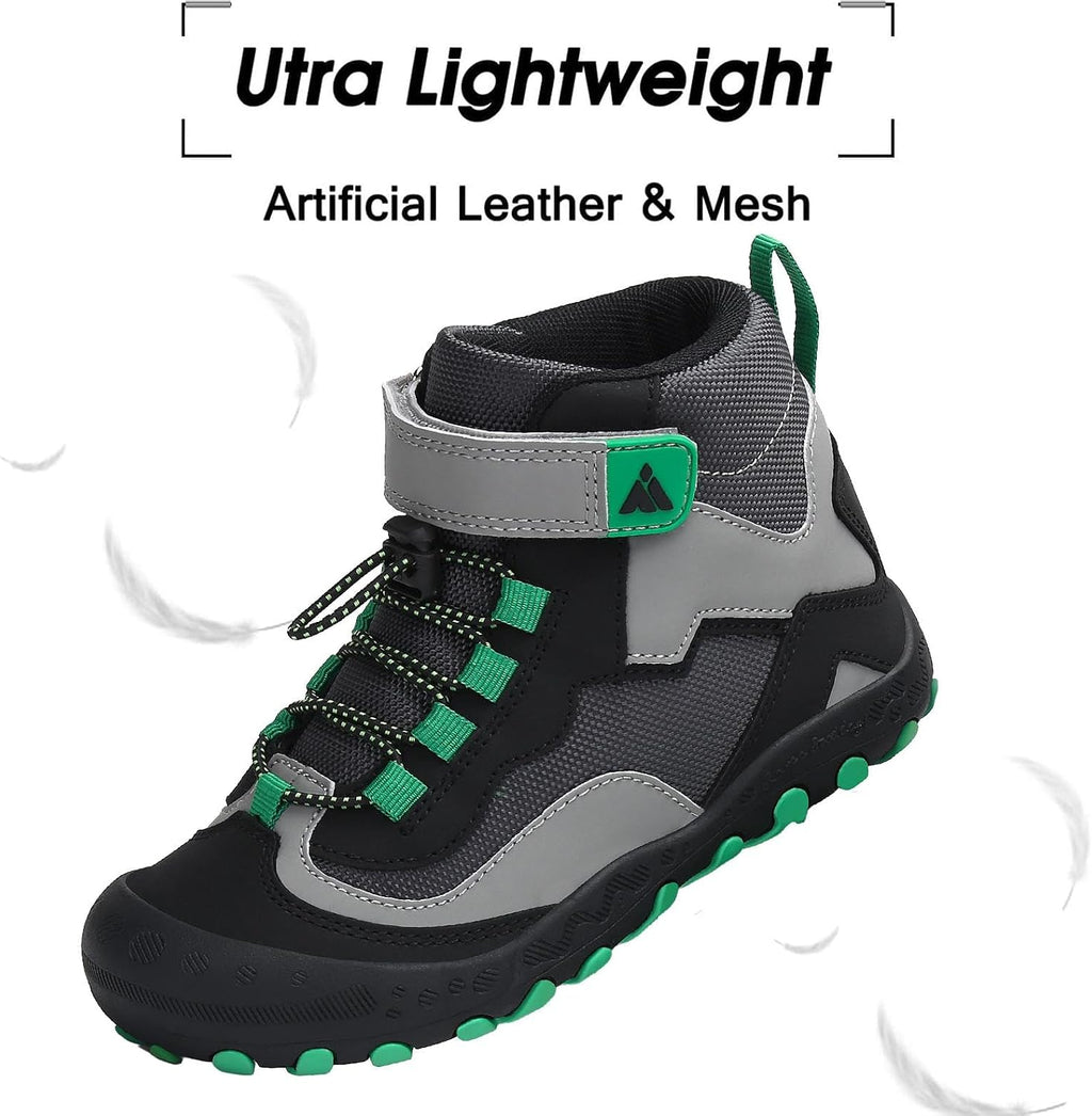 Mishansha Kids Hiking Boots Toddler Boys Girls Hiking Shoes Outdoor Trail
