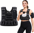 ZELUS Weighted Vest for Women & Men, U-Shaped Running Vest with Arm Pocket