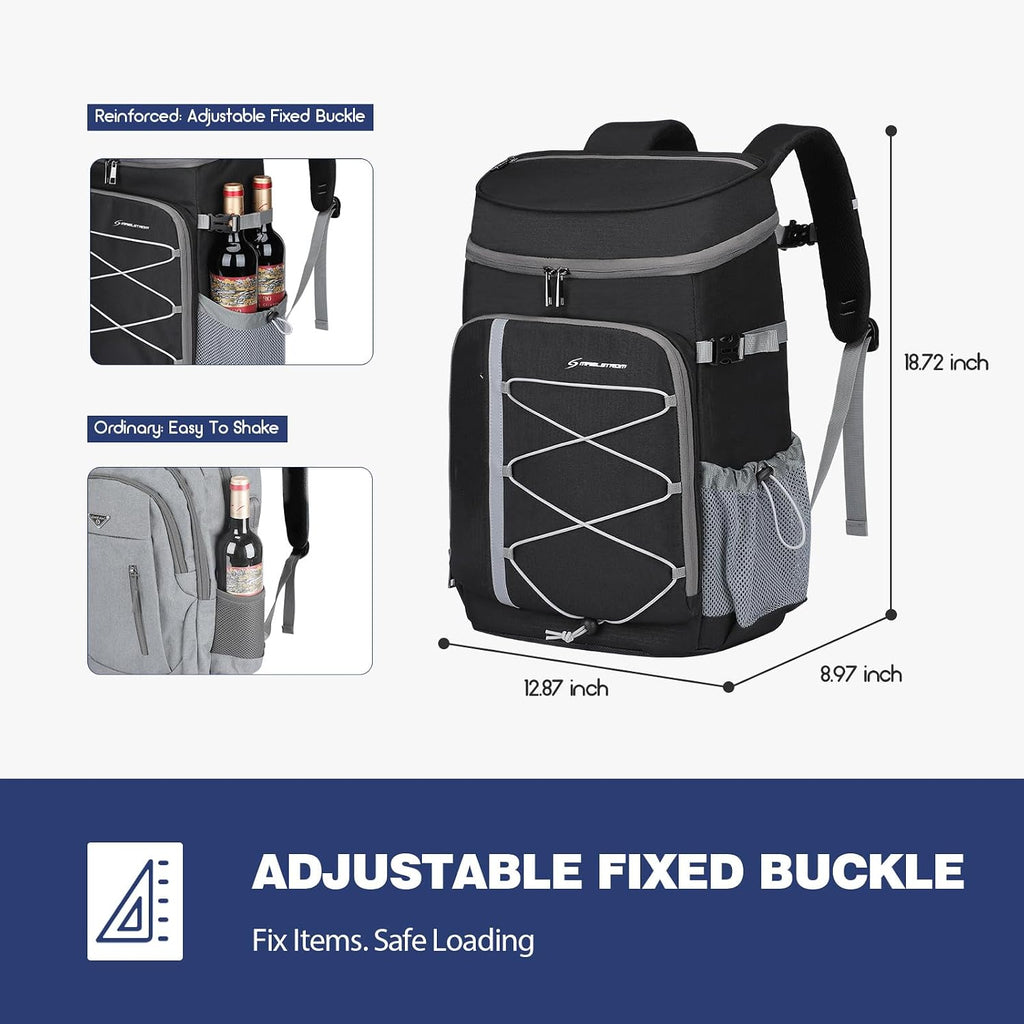 Maelstrom 35/50Can Insulated Cooler Backpack, Leakproof Soft Lunch Ice Bag